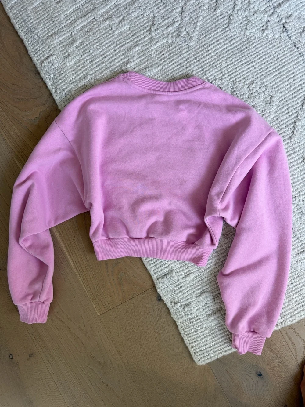 Alo yoga crew neck Cropped pink sweatshirt